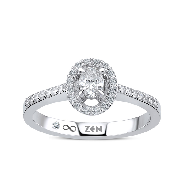 0,37ct Diamond Solitaire Ring